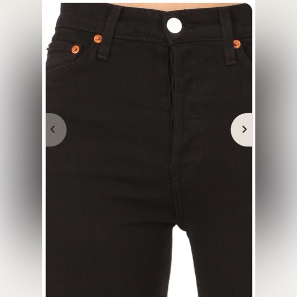 RE/DONE
High-Rise Ankle Cropped Jeans in Black99. Size 25. EUC - Picture 4 of 15